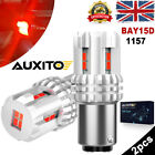 1157 Bay15 Brake Light Bulbs Led Red Cob 380 Car Fog Stop Tail Light Bulbs 12v