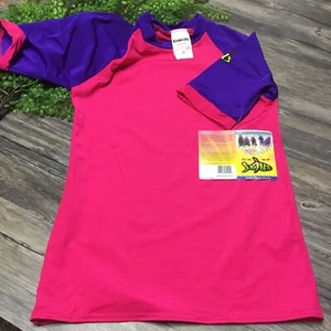 Radicool Skin Rash Guard Swim Shirt Swimwear size 14 SPF 100 Pink sunblock new - Picture 1 of 4