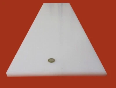 Tivar UHMW PE White Sheet .500" (1/2") Thick x 12" x 48" - Image 1 of 4