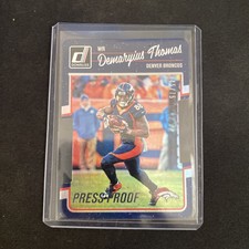 2016 Donruss Press Proof Silver Die-Cut /75 Demaryius Thomas #87
