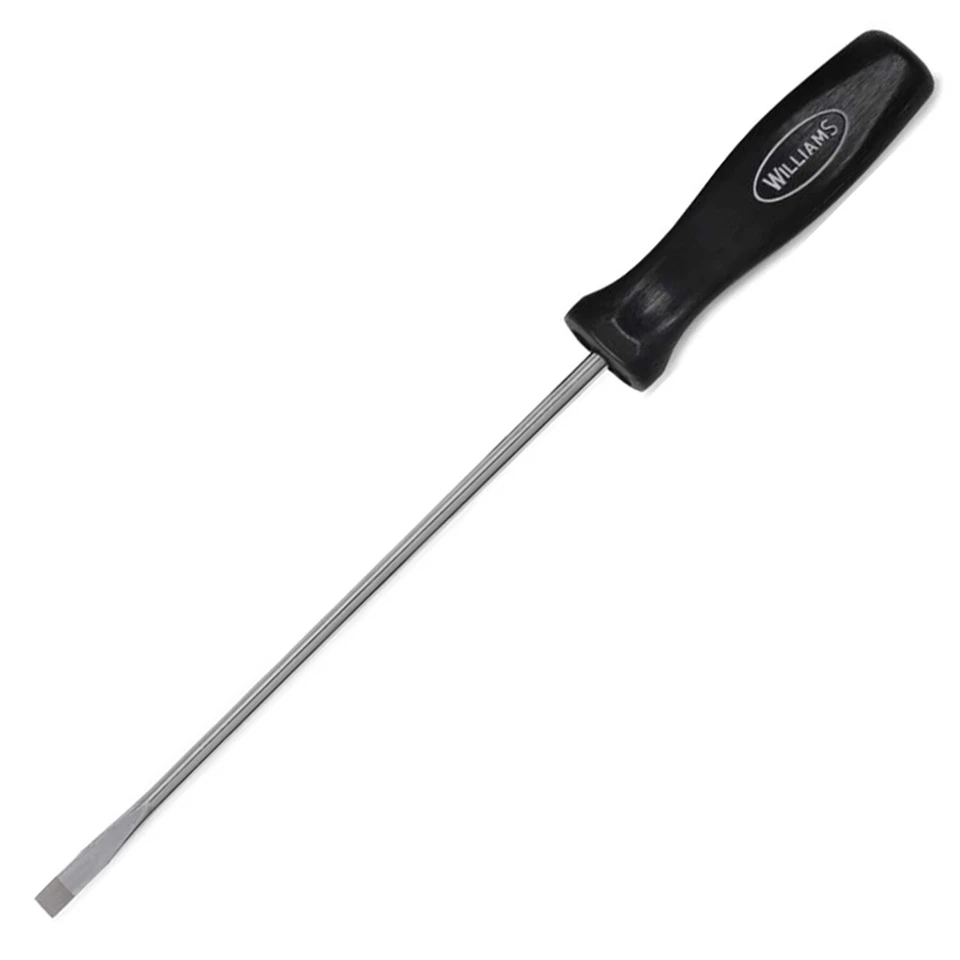 WILLIAMS INDUSTRIAL 3/16" Slotted Electrician's Round Shank Screwdriver Williams USA JHWSDE-46