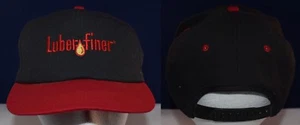 Luber-Finer K-Products Truckers Hat Made in USA Adjustable Snapback Black & Red - Picture 1 of 9