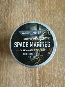 WARHAMMER 40K THE SCENT OF FAITH SCENTED CANDLE SPACE MARINES DARK ANGELS GIFT - Picture 1 of 6