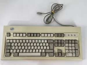 Teclado de resorte abrochado IBM modelo M 1391490 vintage 20 de noviembre-1997 llave árabe - Imagen 1 de 17