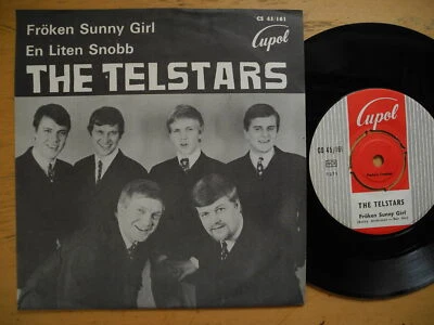 TELSTARS Fröken Sunny Girl / En liten snobb 45 7" single 1966 Sweden VG+/EX- - Image 1 of 2