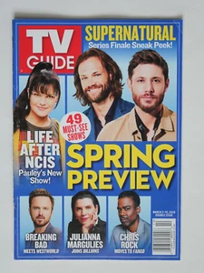 TV Guide March 2-15, 2020 - Spring Preview Issue - Supernatural - Picture 1 of 6