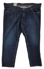 HUGO BOSS MAINE3 MEN'S SZ 50 x 32 REGULAR FIT STRETCH DARK BLUE JEANS $178 MSRP