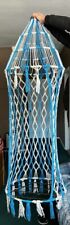 indoor and outdoor hanging swing (Stand not included) Blue and White