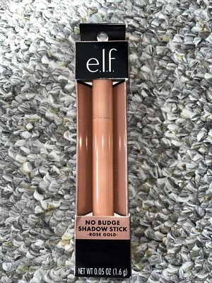 e.l.f. No Budge Shadow Stick Rose Gold Metallic ELF NIB - Image 1 of 2
