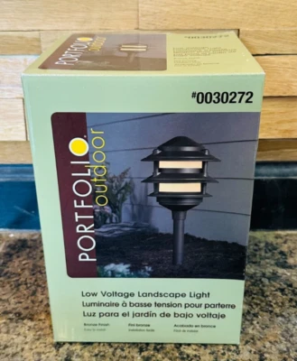 Portfolio Low Voltage Landscape Path Light Bronze #0030272 UPC 897843002922 - Image 1 of 2