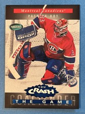 1994-95 Parkhurst Crash The Game Blue R12 Patrick Roy HOF 
