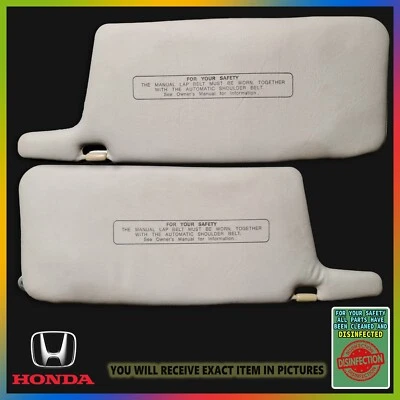 Juego de parasol del lado del conductor del pasajero Honda Accord 1994-1997 par gris tostado Foto 1 de 4