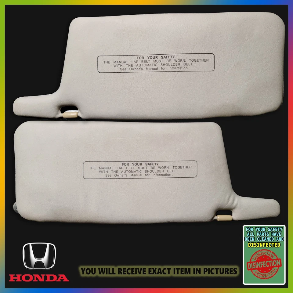 Juego de parasol del lado del conductor del pasajero Honda Accord 1994-1997 par gris tostado Foto 1 de 4