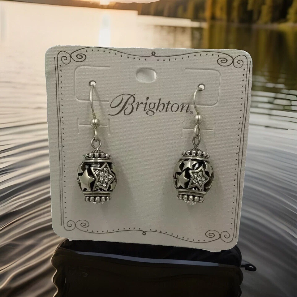 Brighton Shimmering Star French Wire Earrings Exchangeable Charms D30020