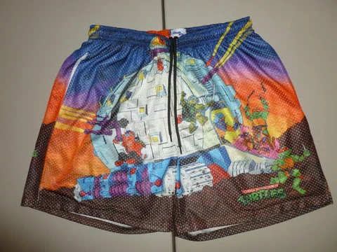 Chalk Line TMNT Technodrome toy box art Shorts chalkline Mutant Ninja Turtles L Cover