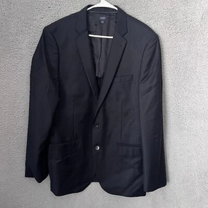J Crew Blazer Herren 42 L Blau Italienische Wolle Ludlow Zwei Knopf Sakko Loro Piana - Bild 1 von 15