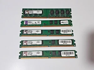 Used Kingston 2GB DDR2 & 4GB DDR3 Rem PC Memory Module - 5 Pcs. Sold As Bundle - Picture 1 of 7