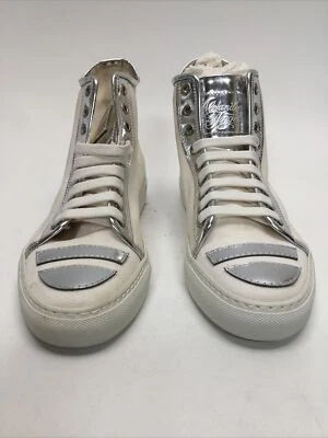 $375 Alejandro Ingelmo SP '13 Bedford High Top Canvas Sneaker Size 38.5 EUR - Image 1 of 4