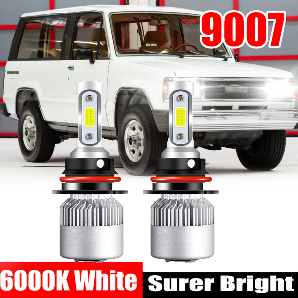 Kit de bombillas LED de haz alto/bajo 6000K 2 piezas 9004 para Isuzu Trooper 1987-2002 Foto 1 de 4