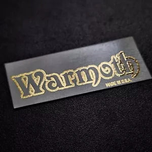 Warmoth Headstock Decalcomania per Chitarre Oro Massiccio NUOVA Riproduzione - Foto 1 di 1