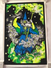Wizards Fantasy Vintage Scorpio Blacklight Poster