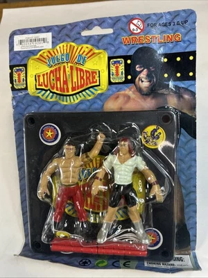 Hunson Juego de Lucha Libre Bootleg 2-Pack Wrestling Figures Luchadores CMLL WWE - Image 1 of 4