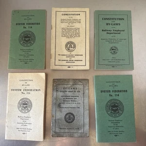 Lot of 6 Vintage “Railway Employes’ Department” 1940-1960 &Railroad Pamphlets - Picture 1 of 24