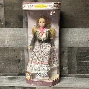 Mattel Dolls of the World Austrian Barbie Doll 1998 (21553), New Open Box - Picture 1 of 9