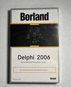 NEW Borland Delphi 2006 Sealed -Windows XP, 2000 Etc - Afbeelding 1 van 3