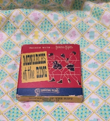 Carrete de boxeo de 8 mm de colección Sharkey Maloney Walker MONARCAS del anillo II #20 Foto 1 de 4