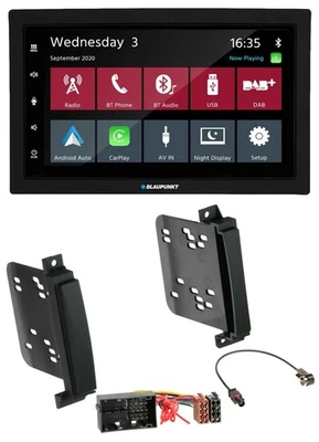 Blaupunkt DAB Bluetooth USB MP3 2DIN Autoradio für Jeep Grand Cherokee Dodge Dur - Bild 1 von 4