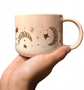 STARBUCKS Keramiktasse rosa Farbverlauf weiß rosegold Sterne & Mond LIMITED EDITION - Bild 1 von 8