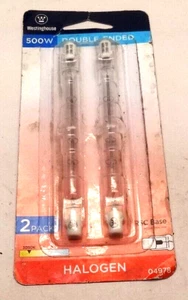 Westing House Halogen Double-Ended Bulb 500W 120V Base 2Pack 3050K 4.7 Inch - Picture 1 of 12