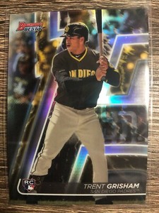 TRENT GRISHAM 2020 Bowman’s Best Baseball Rookie Refractor #47