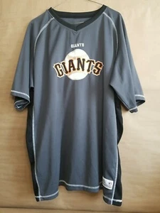 SF Giants V-Neck Gray Shirt MLB Genuine Merchandise Dynasty Series Mens XL - Picture 1 of 6