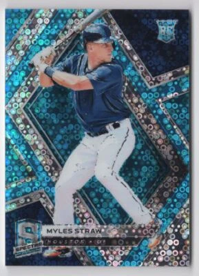 2019 Panini Chronicles Spectra Myles Straw Houston Astros #92 R131 - Image 1 of 2