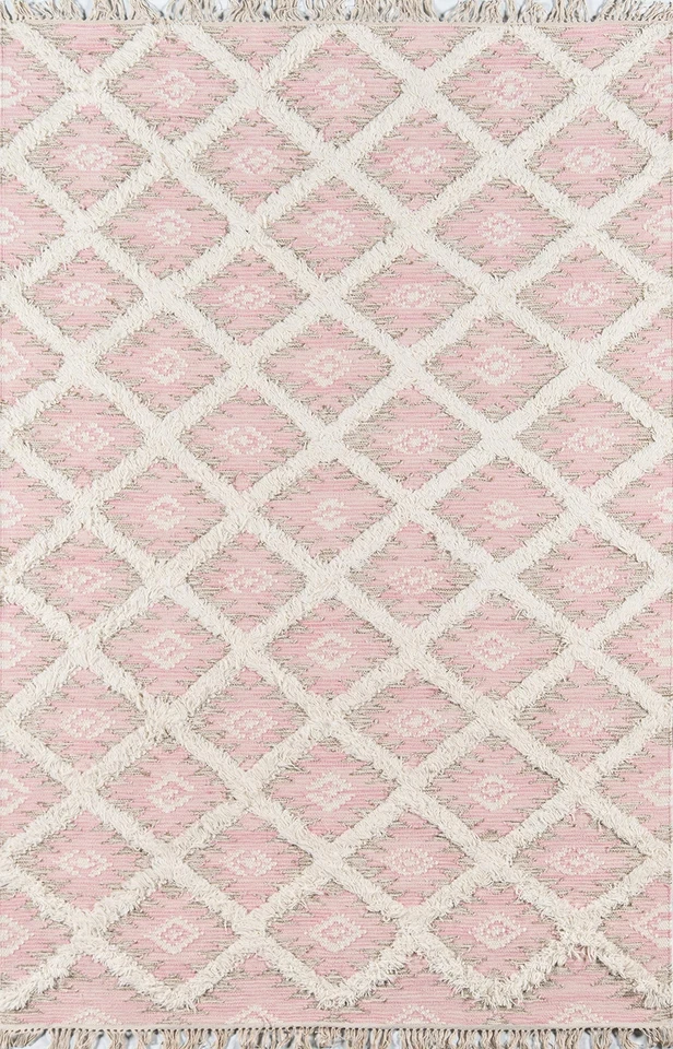 Momeni Harper Area Rug, 2'3" X 7'10" Runner, Pink - Image 1 of 4