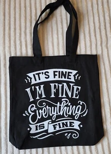 Accessories I'm Fine Gift Tote Bag Funny Everything Is Fine Freind - Picture 1 of 3