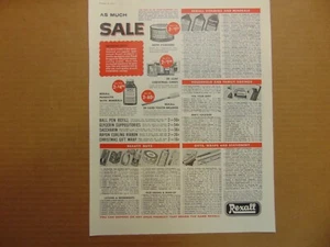 1957 REXALL DRUG STORE VENDITA PUBBLICITÀ stampa artistica pubblicità - Foto 1 di 1