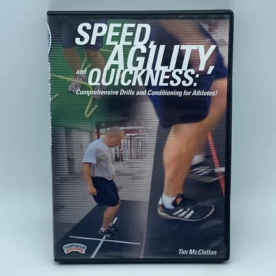 Speed, Agility, and Quickness DVD 2003 Athletic Performance Coaching Training - Image 1 of 4
