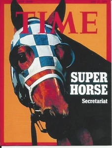 SECRETARIAT - Time Magazine Cover Poster in UNUSED, MINT Condition - Picture 1 of 1