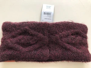 Ariat Entwine Raisin Maroon Fleece Lined Headband Adult One Size NEW - Picture 1 of 3