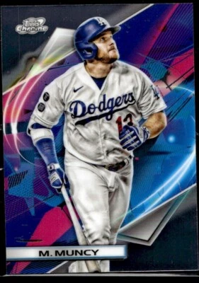 2022 Topps Chrome Cosmic Max Muncy Los Angeles Dodgers #146 - Image 1 of 2