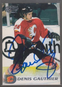 Pacific Denis Gauthier 98/99 autografiado - llamas - Imagen 1 de 1
