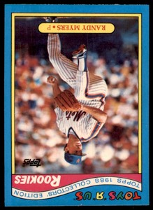 1988 TOPPS TOYS'R'US ROOKIES RANDY MYERS NEW YORK METS #21