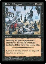 WOTC MtG Portal 2nd Age Rain of Daggers (R) EX