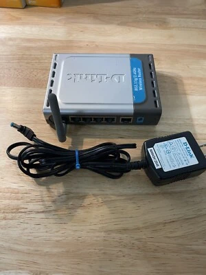 D-Link DI-524 54 Mbps 5-Port 10/100 Wireless G Router Used - Image 1 of 4