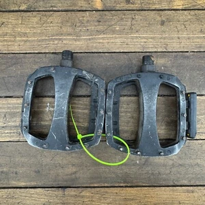Specialized P415 BMX Pedals LU-215 9/16 in 3PC Mid School Flat Platform Vintage - Picture 1 of 12
