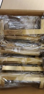 Brushed Brass Cabinet Pulls Gold Drawer Handles - LSJ12GD102 Square Kitchen C... - Picture 1 of 3