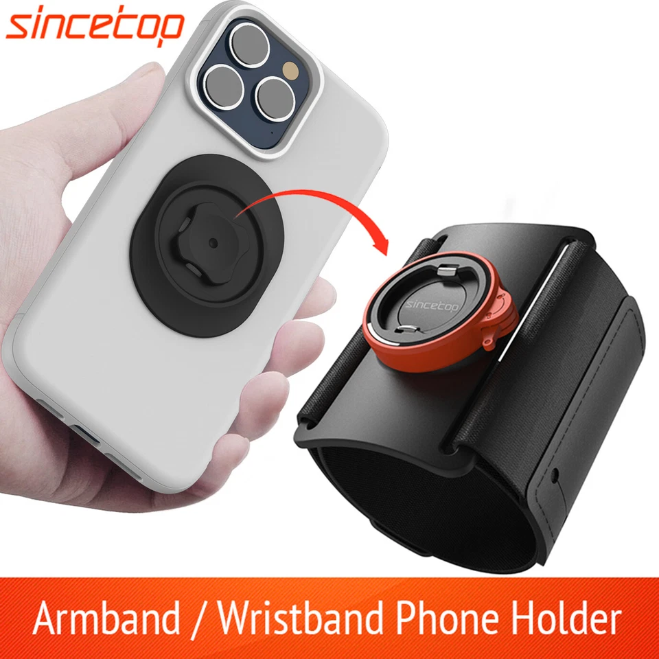 Detachable Sports Armband Phone Holder-Quick-Mount for Running,Hiking & Fitness  - Image 1 of 4